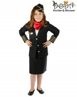 Pilot Kız Çocuk Kostümü